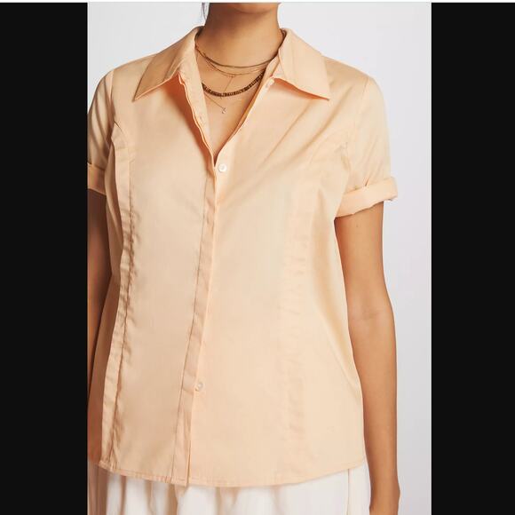 Anthropologie Harshman Button-Down Blouse - New - Large - Picture 2 of 6